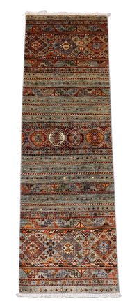 Runner Ziegler Rug - 258 x 85 cm - olive green