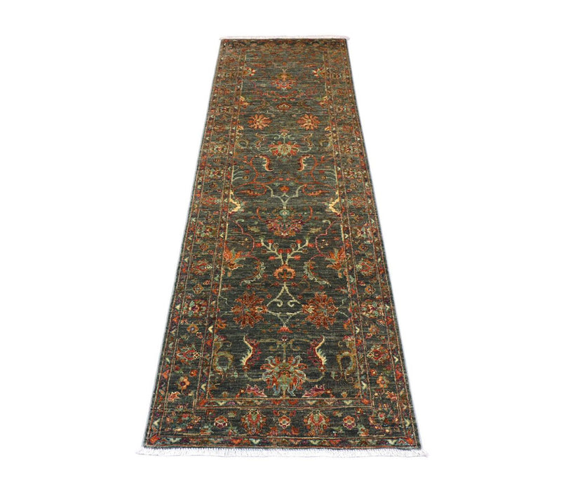 Runner Ziegler Rug - 262 x 81 cm - olive green