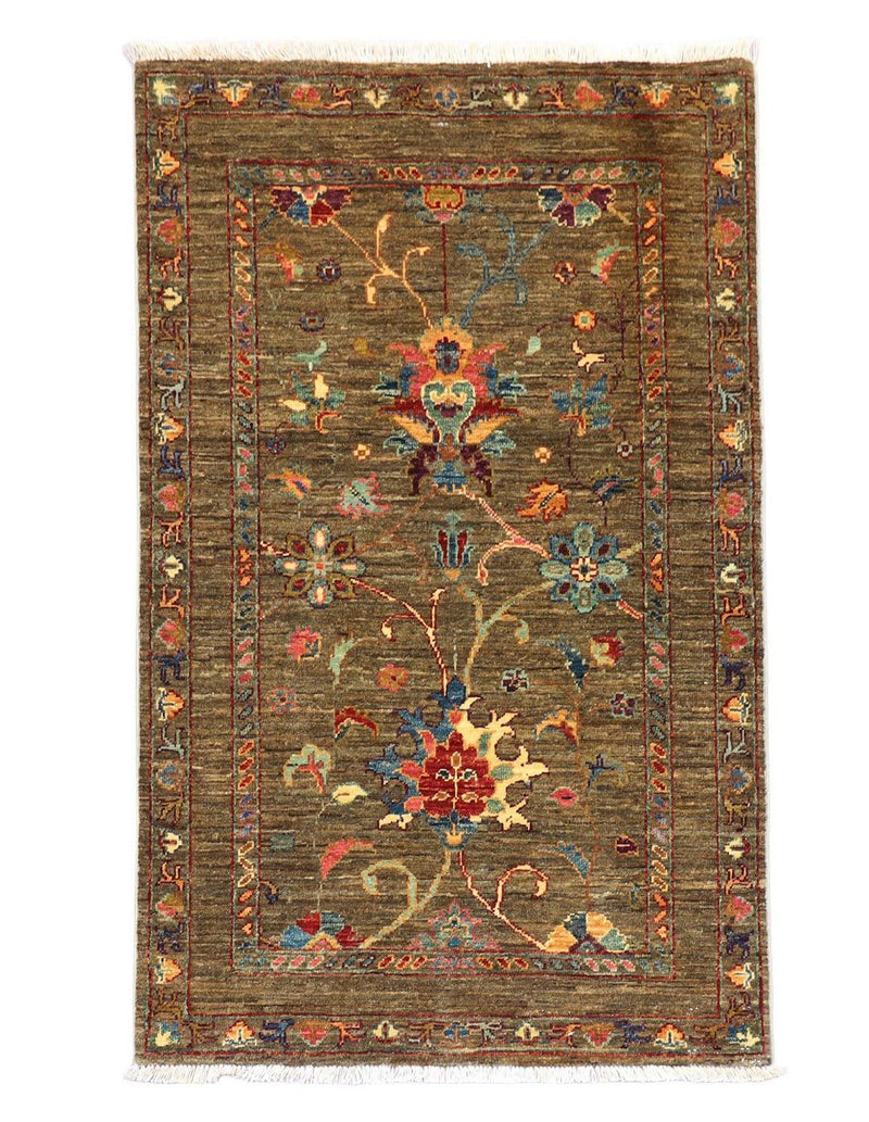 Ziegler Rug - 124 x 83 cm - olive green