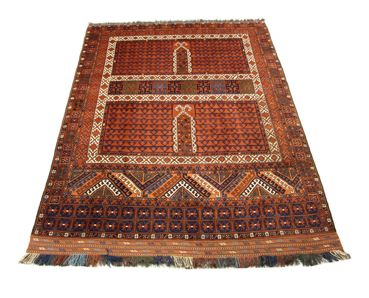 Afghan Rug - 252 x 198 cm - brown