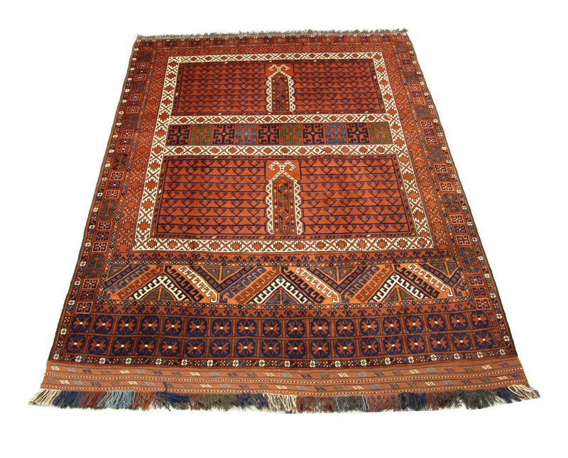 Afghan Rug - 252 x 198 cm - brown
