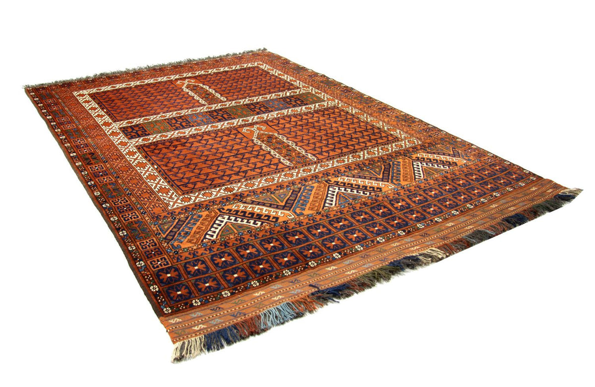 Afghan Rug - 252 x 198 cm - brown