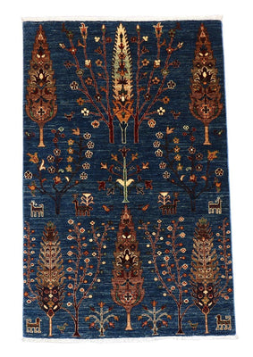 Ziegler Rug - 150 x 101 cm - dark blue