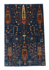 Ziegler Rug - 150 x 101 cm - dark blue