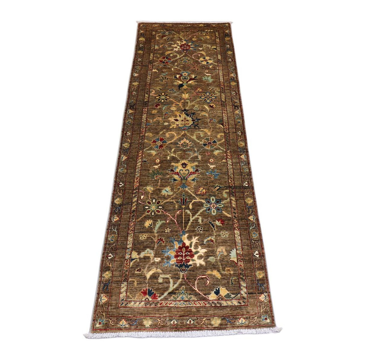 Runner Ziegler Rug - 242 x 79 cm - olive green