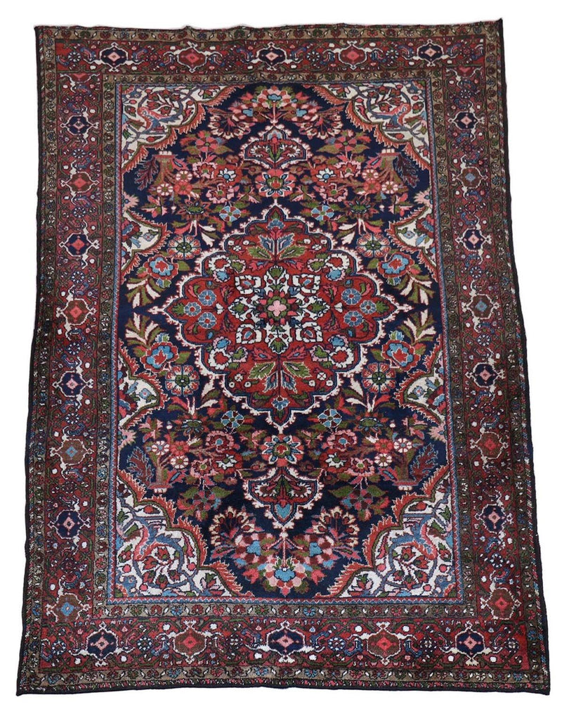 Perser Rug - Nomadic - 205 x 142 cm - dark blue