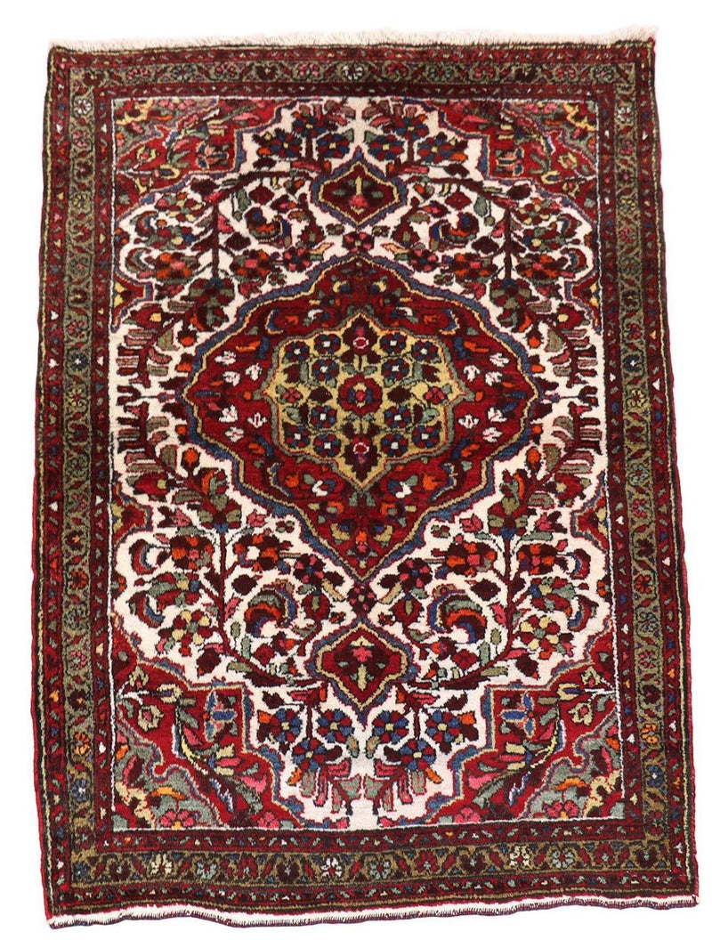 Perser Rug - Nomadic - 146 x 100 cm - beige