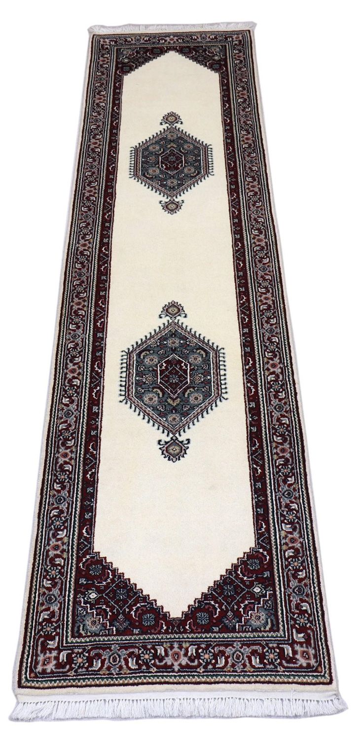 Runner Perser Rug - Bidjar - 296 x 78 cm - light beige