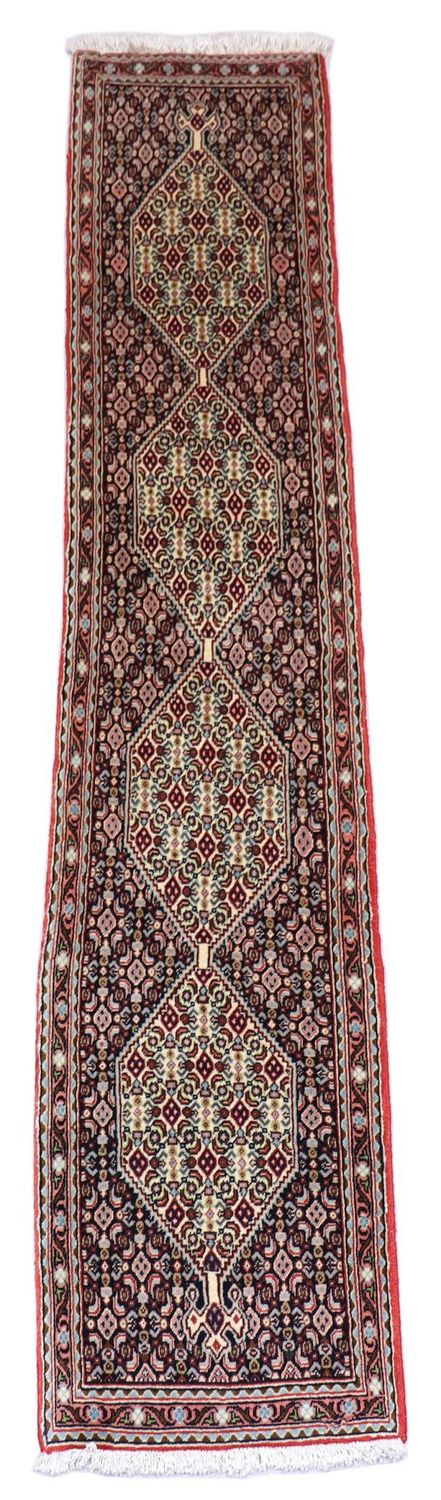 Runner Perser Rug - Bidjar - 238 x 50 cm - dark blue