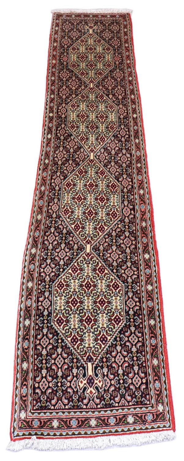 Runner Perser Rug - Bidjar - 238 x 50 cm - dark blue