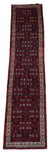 Runner Oriental Rug - 403 x 87 cm - dark blue