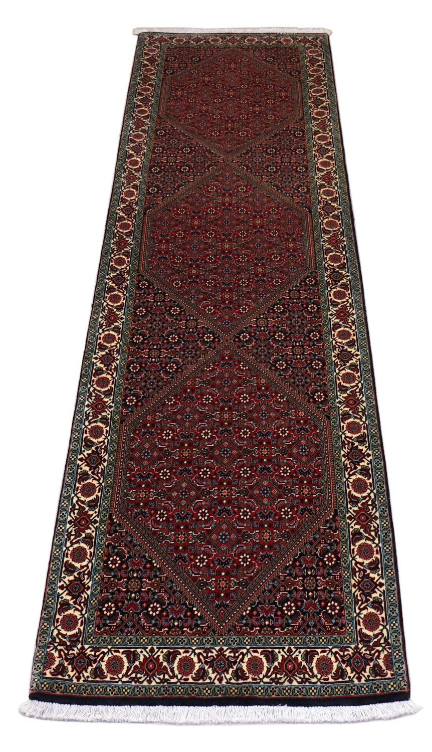 Runner Perser Rug - Bidjar - 300 x 85 cm - red
