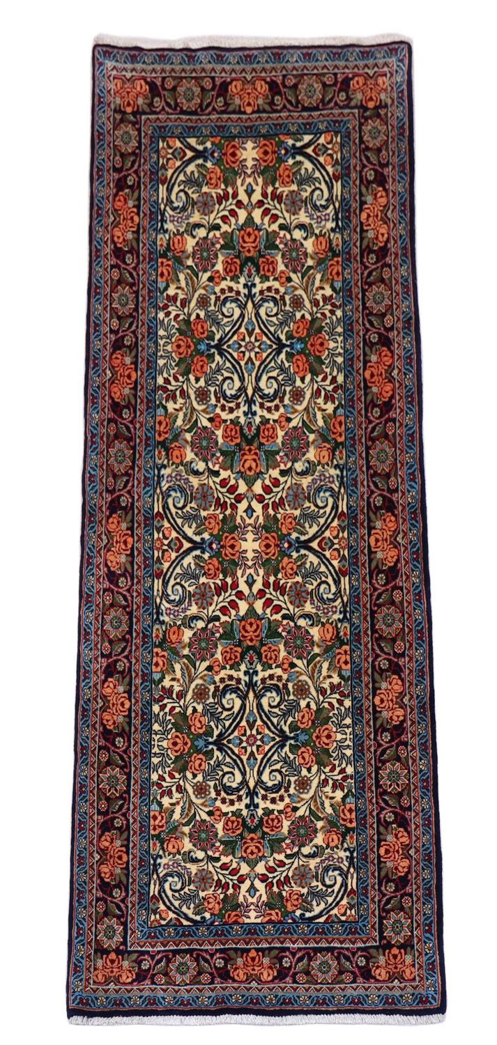 Runner Perser Rug - Bidjar - 203 x 77 cm - beige