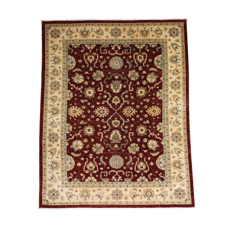 Ziegler Teppich 357 x 276 cm - dunkelrot
