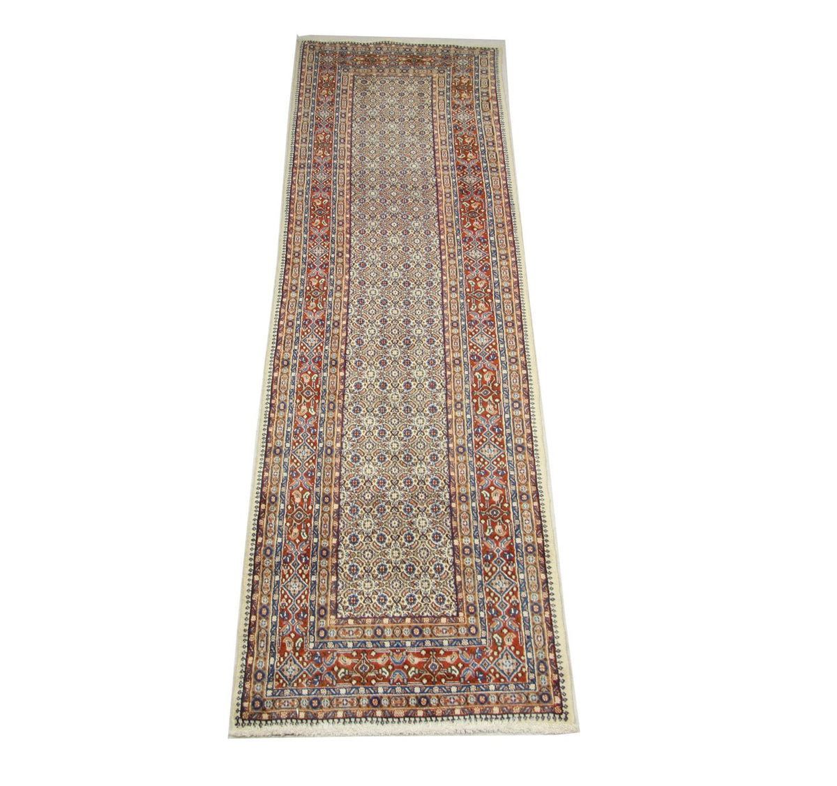 Runner Perser Rug - Keshan - 299 x 78 cm - blue