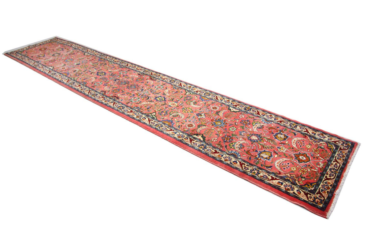 Runner Perser Rug - Classic - 406 x 80 cm - light red