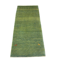 Runner Gabbeh Rug - Perser - 233 x 84 cm - green