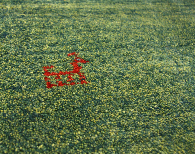 Runner Gabbeh Rug - Perser - 233 x 84 cm - green