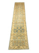 Ziegler Teppich 352 x 70 cm - blau