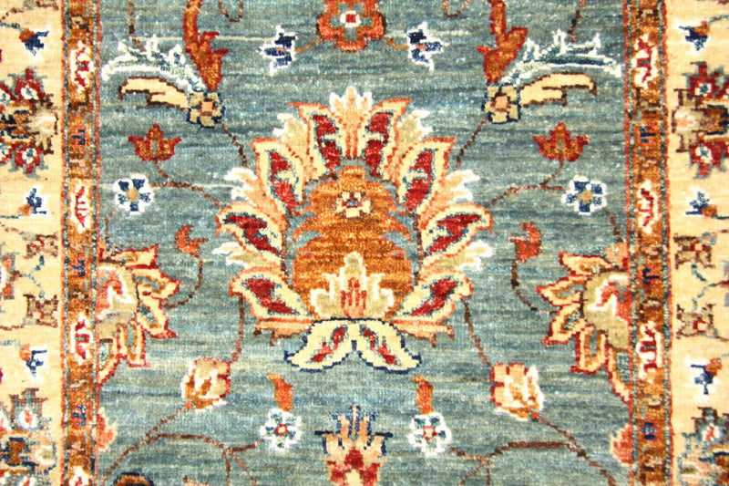 Runner Ziegler Rug - 262 x 71 cm - blue