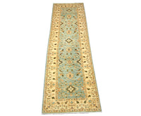Runner Ziegler Rug - 312 x 84 cm - blue