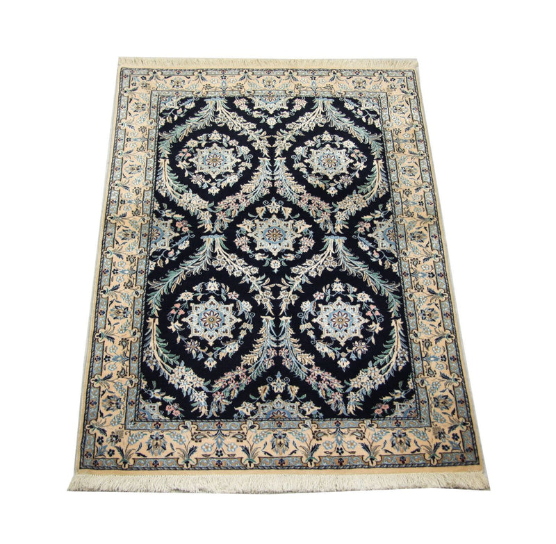 Perser Rug - Nain - 145 x 96 cm - dark blue