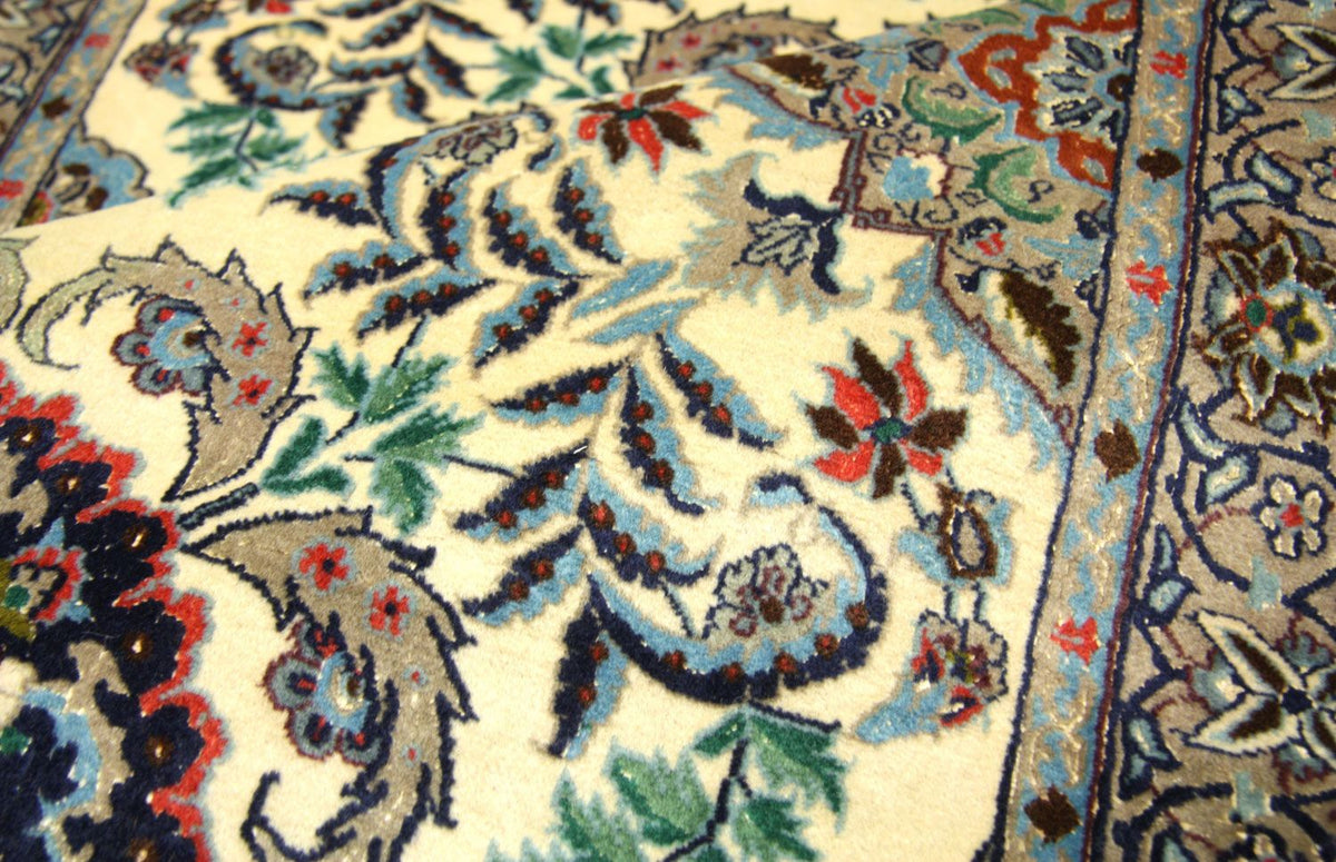 Runner Perser Rug - Isfahan - Premium - 305 x 80 cm - beige