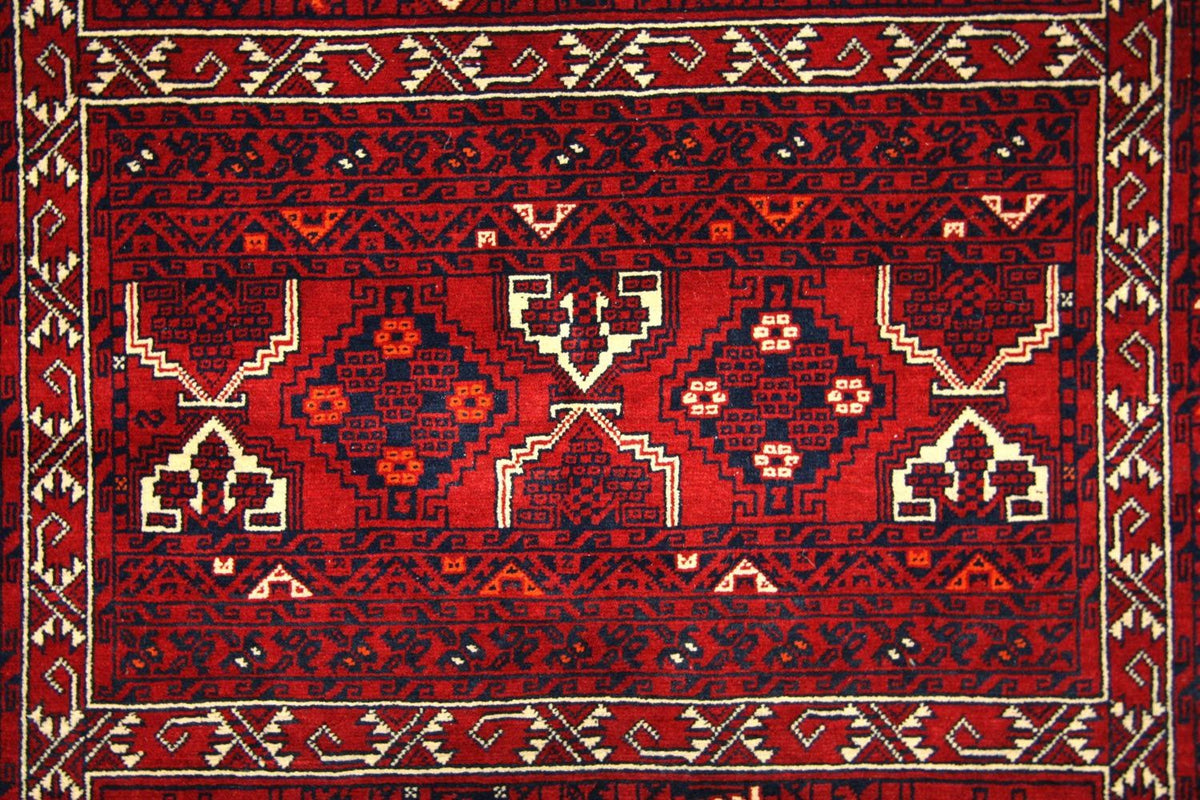 Afghan Rug - 250 x 166 cm - red