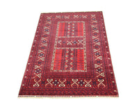 Afghan Rug - 244 x 157 cm - red