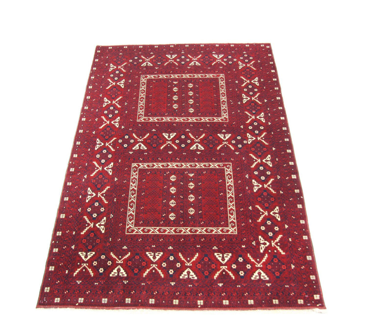 Afghan Rug - 250 x 157 cm - red
