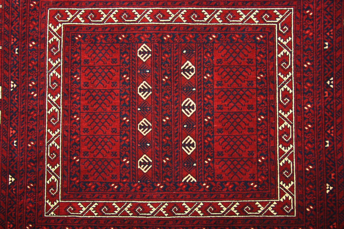 Afghan Rug - 250 x 157 cm - red