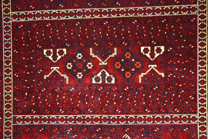 Afghan Rug - 250 x 157 cm - red