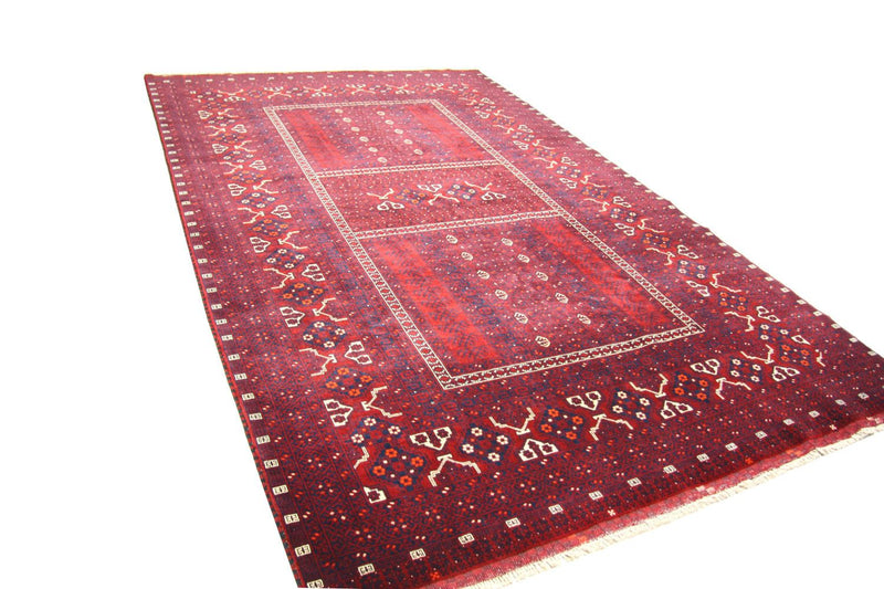 Afghan Rug - 250 x 157 cm - red