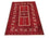 Afghan Rug - 256 x 168 cm - red