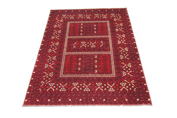 Afghan Rug - 250 x 170 cm - red