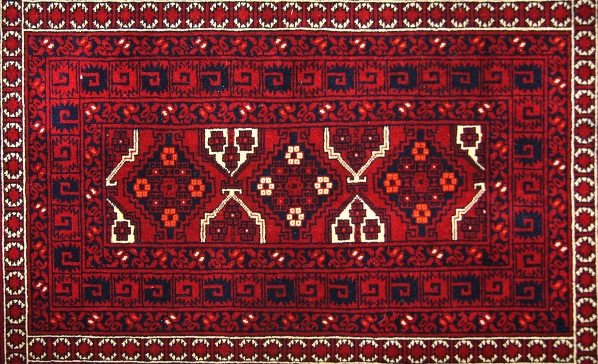 Afghan Rug - 250 x 170 cm - red
