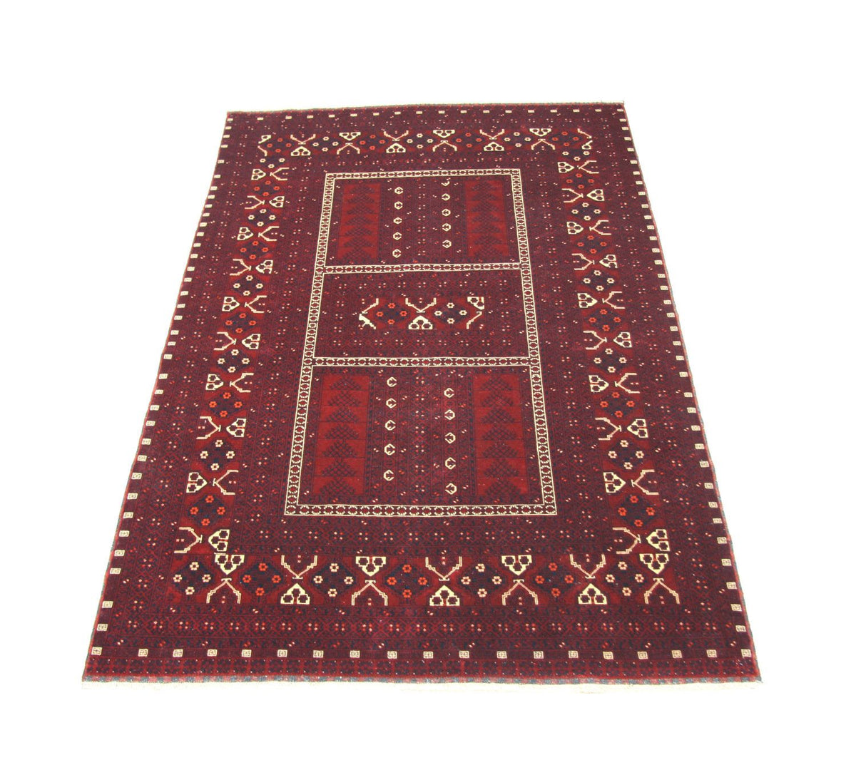 Afghan Rug - 246 x 163 cm - red