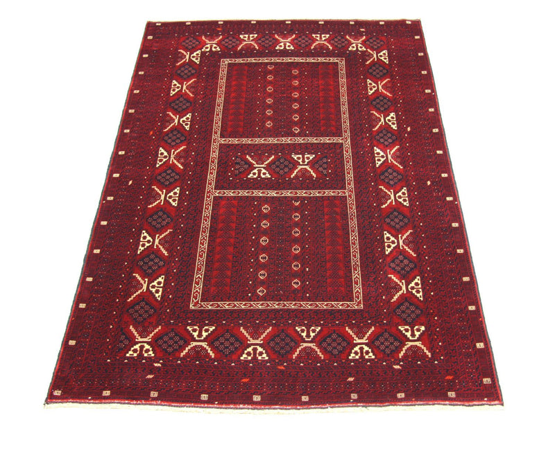 Afghan Rug - 246 x 163 cm - red