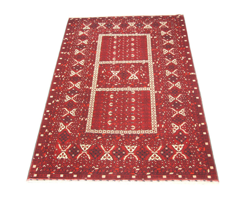 Afghan Rug - 247 x 161 cm - red