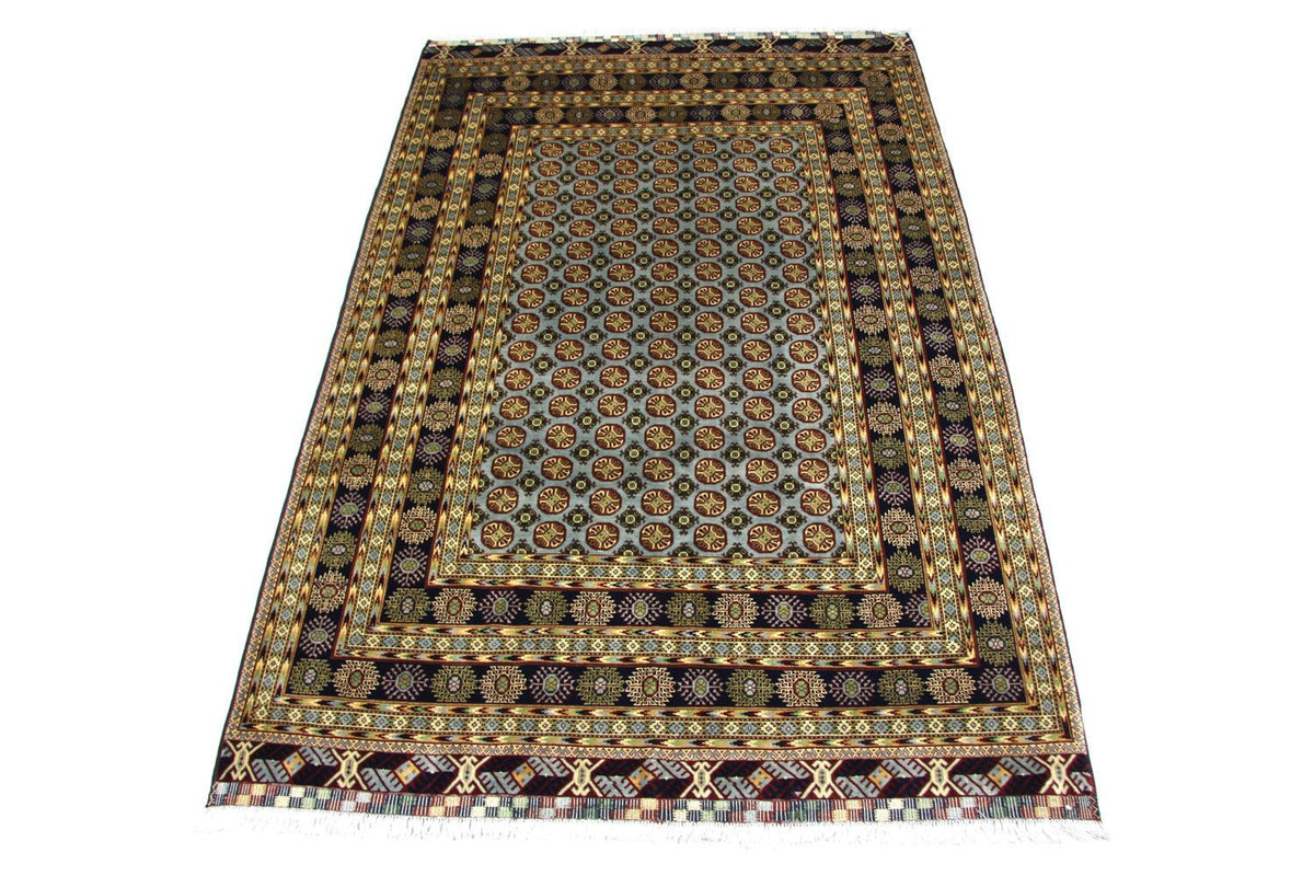 Afghan Rug - 298 x 199 cm - blue