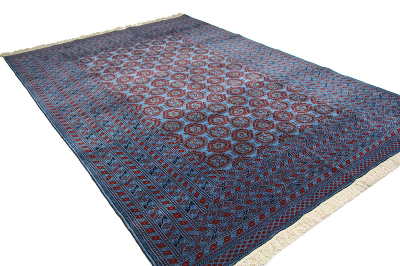 Afghan Rug - Bukhara - 286 x 198 cm - blue