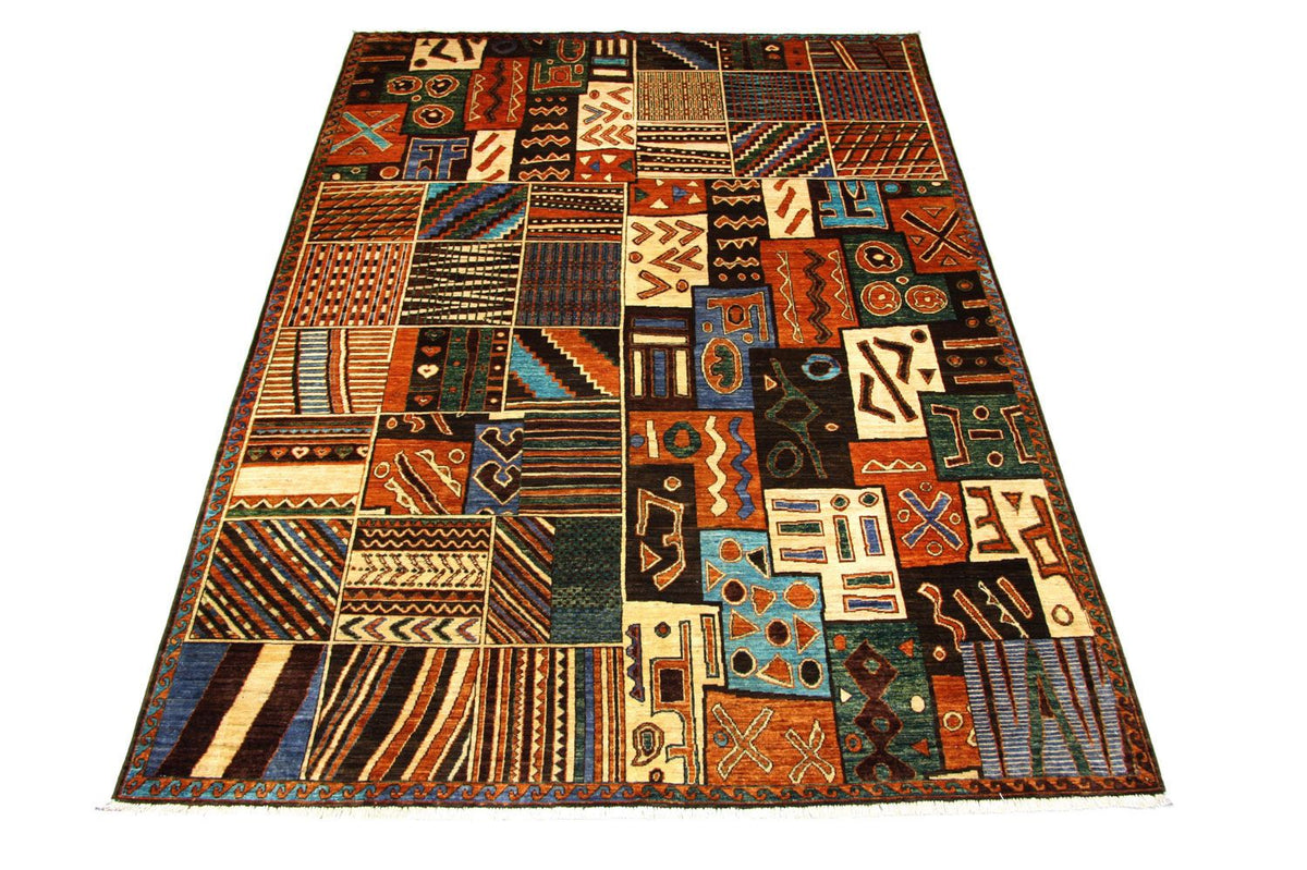 Afghan Rug - 305 x 220 cm - multicolored