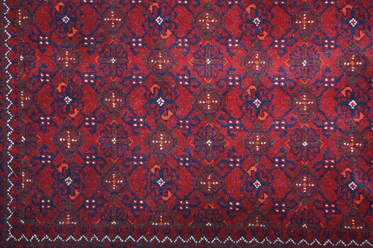 Afghan Rug - 288 x 193 cm - red