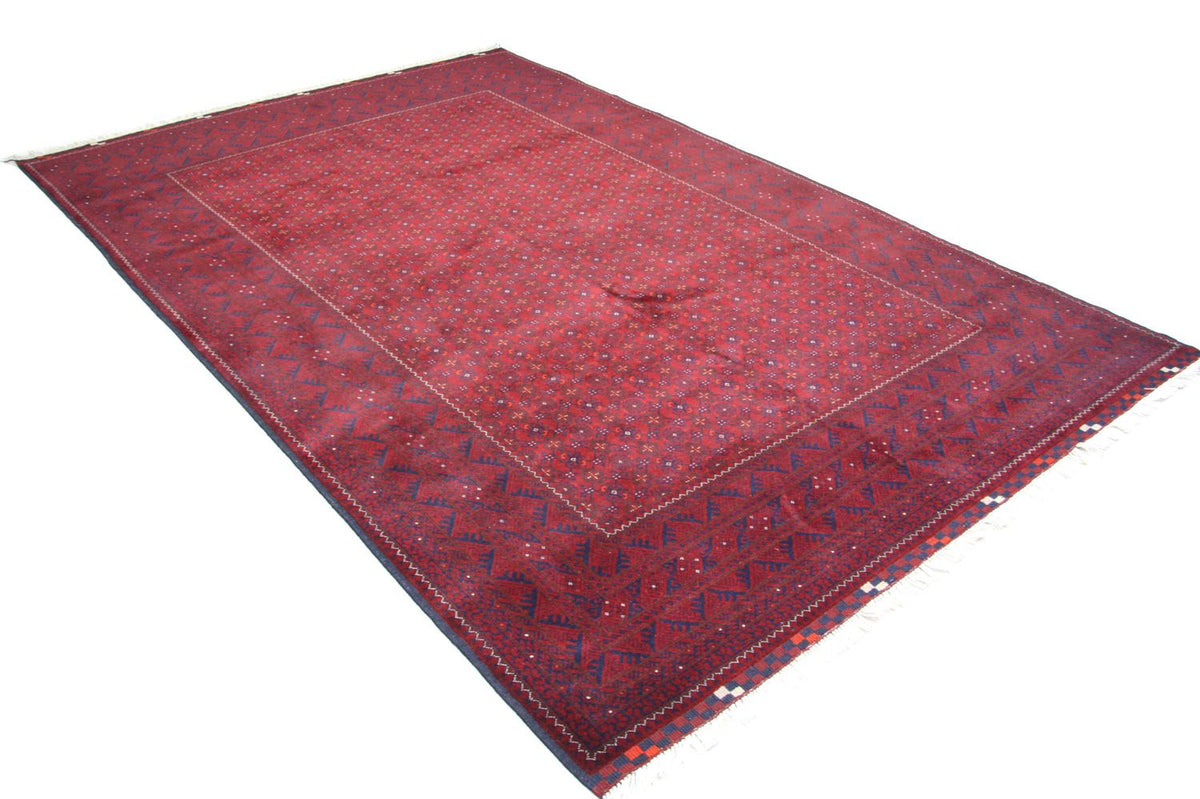 Afghan Rug - 288 x 193 cm - red