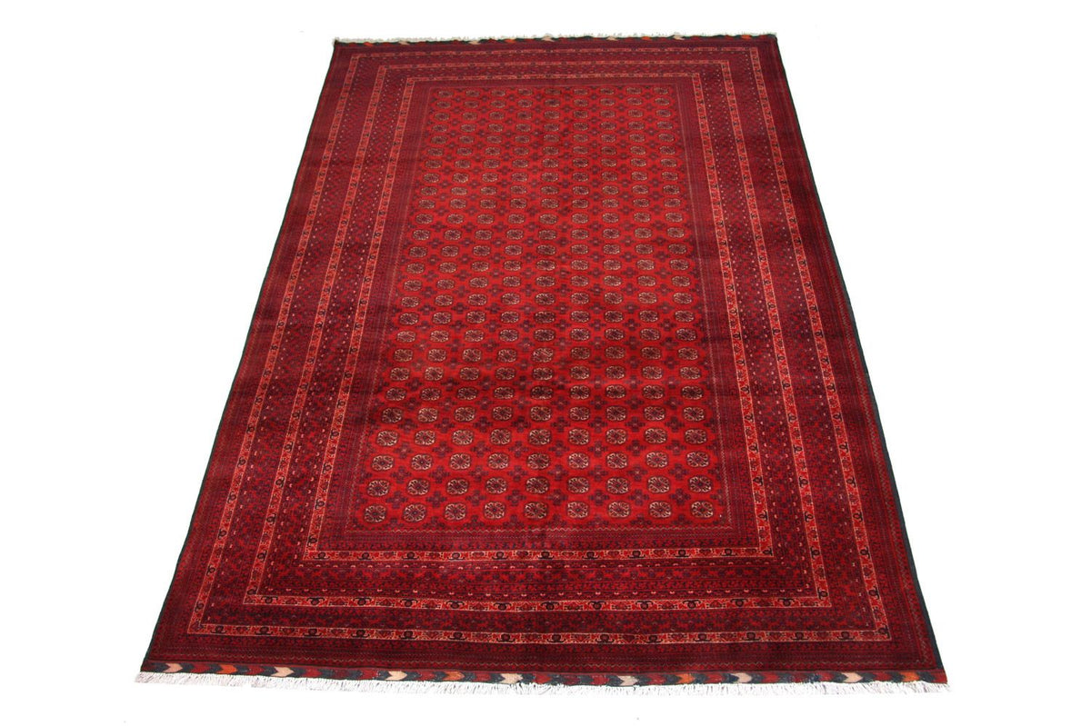 Afghan Rug - Bukhara - 293 x 192 cm - red