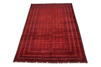 Afghan Rug - Bukhara - 293 x 192 cm - red