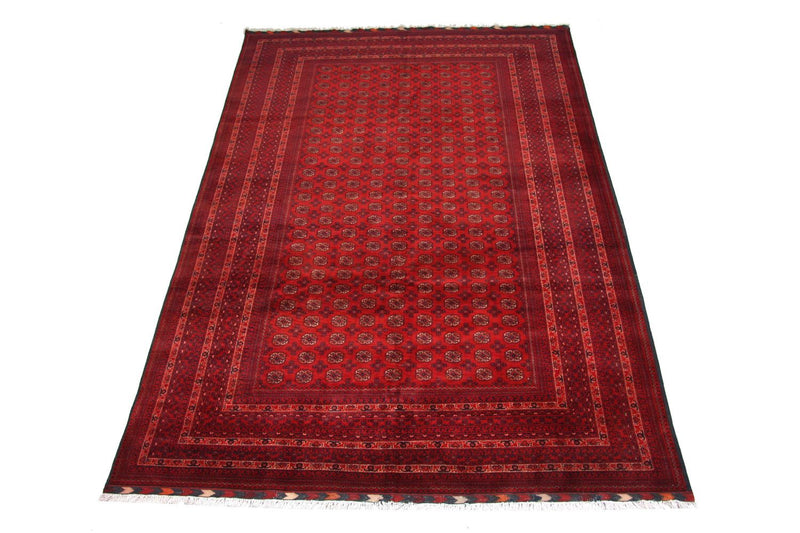 Afghan Rug - Bukhara - 293 x 192 cm - red