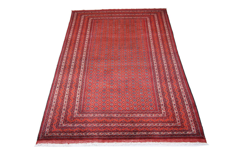 Afghan Rug - Bukhara - 296 x 191 cm - red