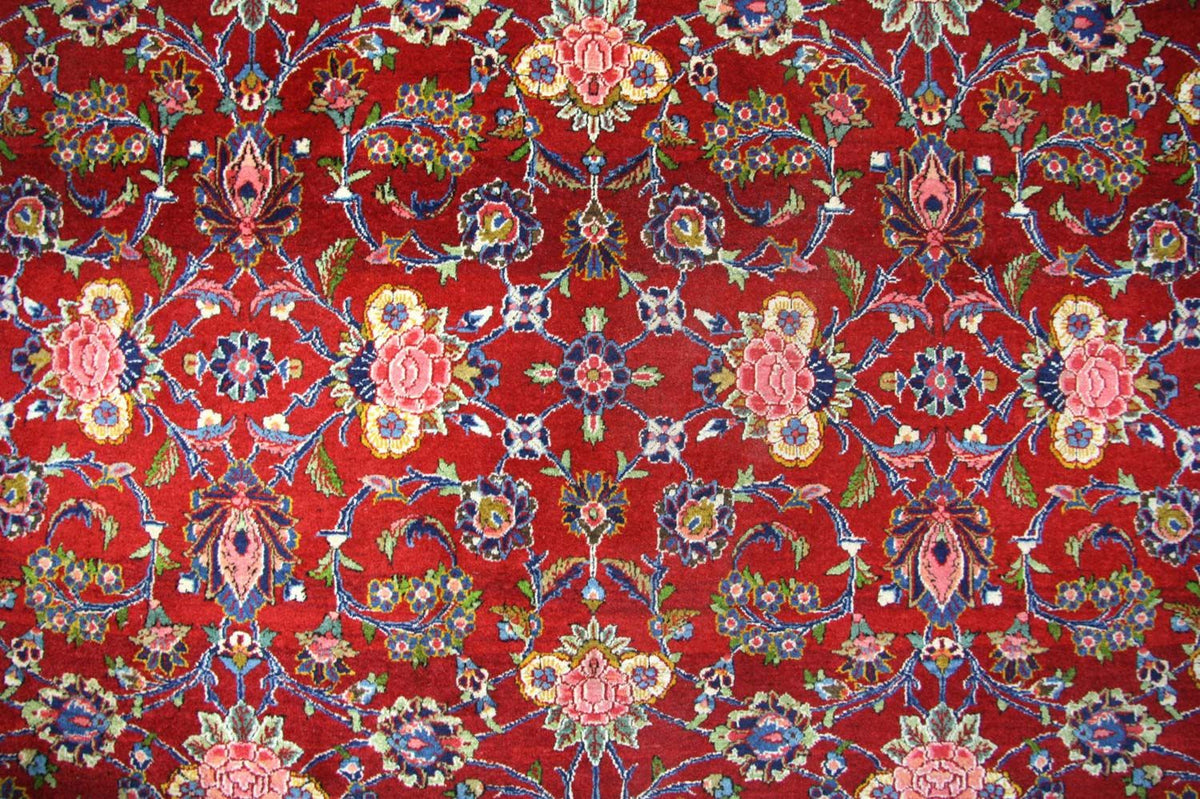 Perser Rug - Keshan - 296 x 210 cm - red