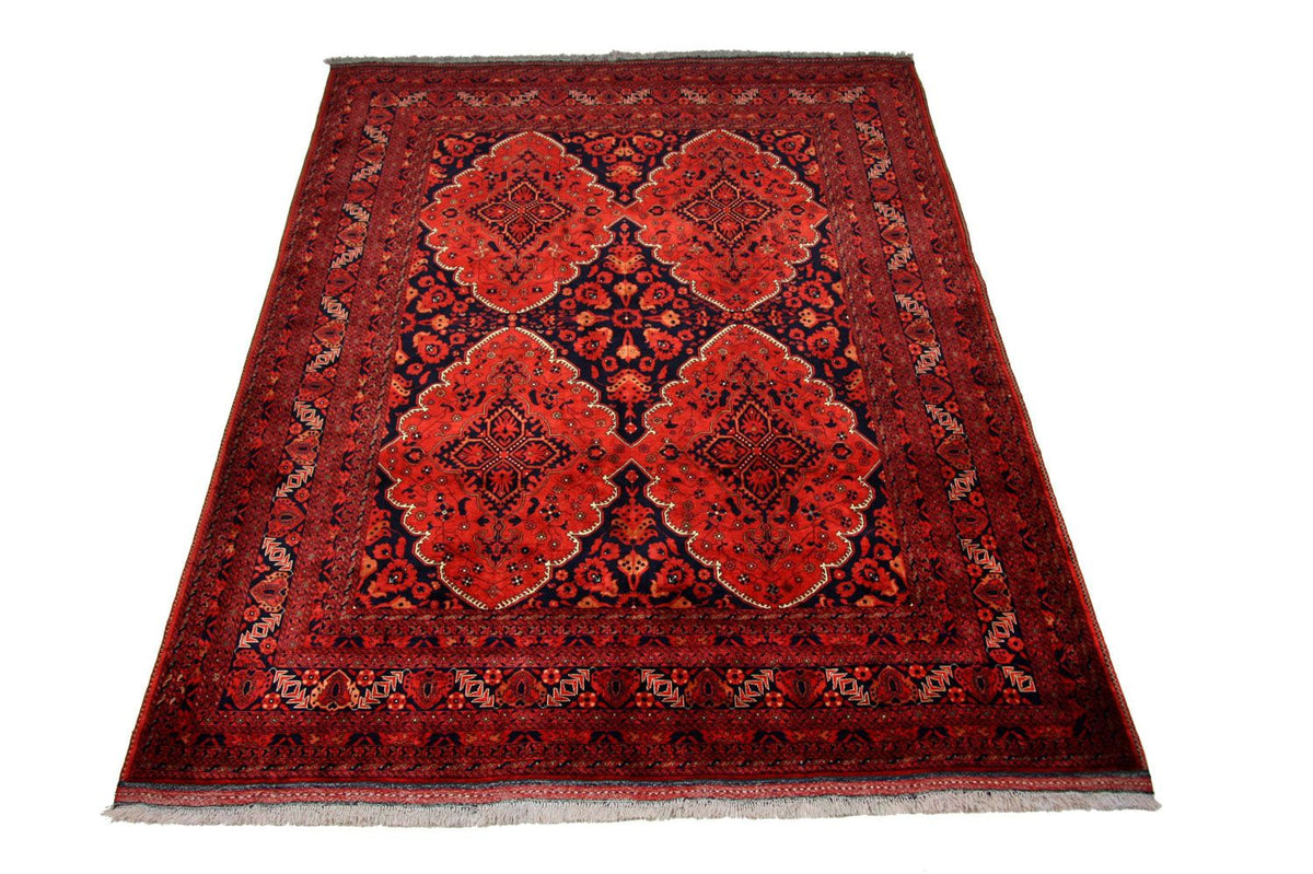 Afghan Rug - Kunduz - 274 x 197 cm - red